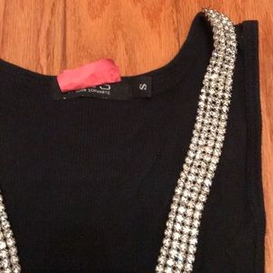 ABS Allen Schwartz Tops - ABS rhinestone thank ABS Allen Schwartz Tops - ABS rhinestone thank